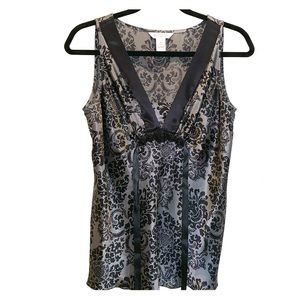 White House Black Market Silk Tank Top